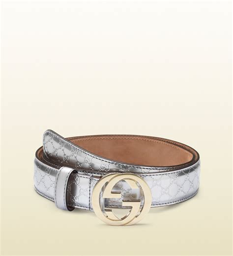 ladies gucci belt silver buckle|silver double g gucci belt.